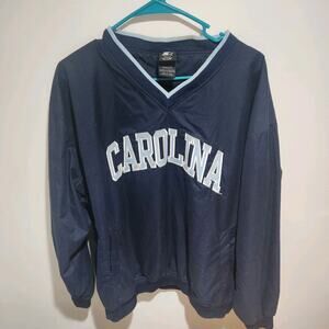 Vtg North Carolina Tar Heels Jacket Men's L Blue NCAA Pullover Starter 90s